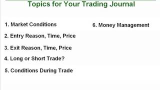 75  How to Keep a Trading Journal