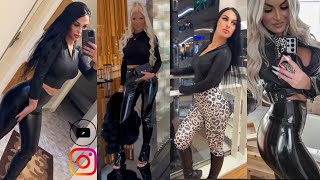 How to Style Faux Leather Leggings Daily Guide | TikTok Outfit Styles Day & Night Out 2024