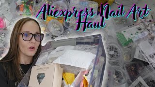 HUGE AliExpress Nail Art Haul | Affordable Nail Art Supplies | Charms | Sticker Decals | Rhinestones