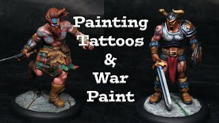 How to Painting Tattoos & Warpaint on Miniatures