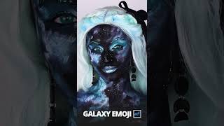 Milky Way Galaxy Emoji Makeup Challenge | @makeupmadhouse x Coloured Contacts