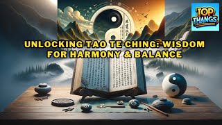 Unlocking Tao Te Ching: Wisdom for Harmony & Balance