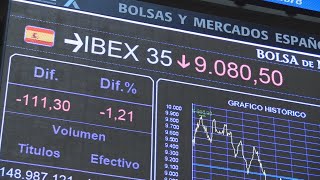 El Ibex 35 cierra en rojo con pérdidas del 1,21 % y se sitúa en 9.080 puntos