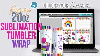 How to Design a Tumbler in Silhouette Studio | Perfect for Beginners