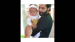 Cute Varun Dhawan playing with a baby