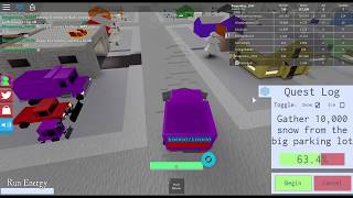 Roblox snow shoveling sim HE IS INSPECTING ME!!! ep3