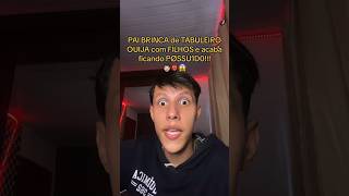 PAI BRINCA DE TABULEIRO OUIJA COM FILHOS E FICA PØSSU1D0!!!👨🏻👹😱 #shorts #pai #ouijaboard