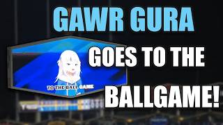 VTuber Gawr Gura And Hololive Take Over A Dodgers Game! Gura Sings 'Take Me Out To The Ball Game'!