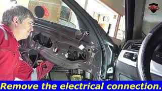 BMW  5 series F10 front window regulator replacement