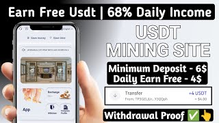 New Usdt Earning Site  USDT Mining Site 2024 Best Investment  Trx/Usdt Earning Website 945