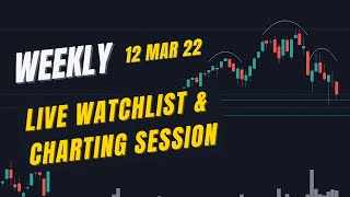 Weekly LIVE Watchlist & Charting session - 12 Mar 22