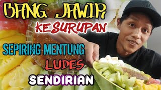 Mukbang Rujak buah ala bang jawir Bikin Ngiler