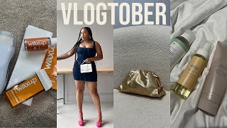 VLOGTOBER 4: At Home Waxing... I BURNED MYSELF, Revolve Haul, Bottega Dupe, PR Unboxings & More!