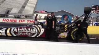 Shawn Langdon Testing for US Nationals at Lucas Oil Raceway