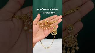 price : 630/- plus shipping#onegramgoldjewellery#1grm#choker#earrings#gold#jewelleryfashion