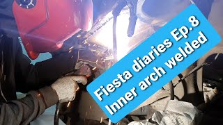 Welding inner arch/wing on the MK2 | Fiesta diaries | Ep.8