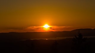 Spencer Butte - July 6, 2016 - Sunset and Moonset Time Lapse