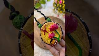 🪷শুভ মহালয়া🪷#shorts #viralvideo #art #diy #handmadejewelery #youtubeshorts #clayart #shortsfeed