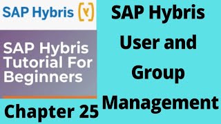 hybris user management | hybris user roles | hybris user groups|hybris tutorial for beginners|Part25