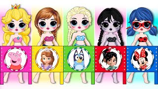 Disney Princess & Friends Get NEW FASHION | 30 DIYs Fun For Kids