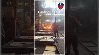 Melting and pouring #casting  #short #shortsvideo