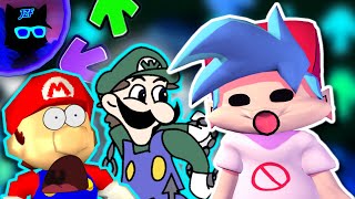 Boyfriend Reacts to Mario Plays: Friday Night Funkin