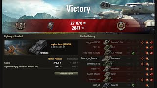 World of tanks/Ferdinard - Highway [6 kill] Standard