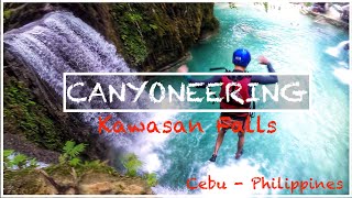 Canyoneering Kawasan Falls in Cebu Philippines | 4k