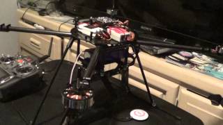 LOTUS R.C. T580P+ WITH DJI NAZA CONTROL, GPS & ESC COMPLETE!!!!  (FOR SALE)