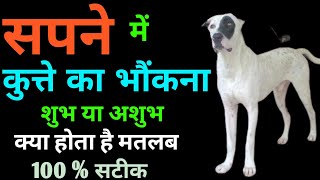 Sapne Me Kutte Ka Bhaukna | सपने मे कुत्ते का भौंकते देखने का मतलब | Seeing Dogs In Dream|#Dog_Dream