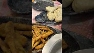 Momos aur crispy chilly potato #trending #streetfood #channel #foodie #viral #momos #youtubeshorts