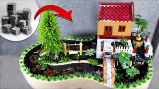 Home Decoration Ideas | My Dad Built His Wonderful Dream Garden House Model (Full)