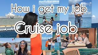 Simple steps to get cruise line job like me? Watch till the end// Cruise job// Phila u