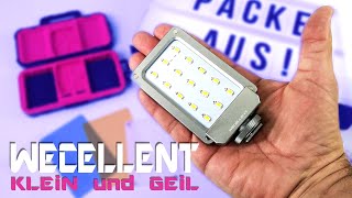 Wie cool ist das denn?! Magnetisches Mini LED Kamera Licht (WL-10W) + Battery Case | Test | Unboxing