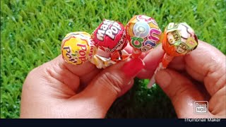 4 Type of yummmy Lollipop ( pop n pop, Masti pop, Fruito pop, BEN 10 pop) #asmr #viralvideo