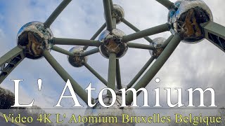 Visite de l'Atomium | Bruxelles | Belgique | 4K | walking | Virtual tours