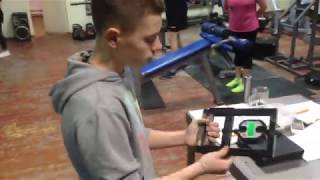 Ruban Daniil - GM-150 - 53,4kg right & 52,05kg left (52,3kg bw 14y.o)