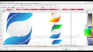 How to create 3D Logo using Corel Draw X7| Smart Techno SR