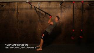 Suspended Bicep Curls |  Suspension Training Exercises