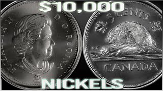 10 RARE CANADIAN NICKELS WORTH OVER $10,000 IN YOUR POCKET CHANGE!!