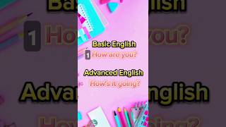 Basic English vs Advanced English #shorts #english #youtubeshorts