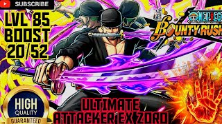 5* EX Onigashima Zoro (Element Hybrid) Level 85 on SS League ☆ One Piece Bounty Rush Gameplay 2023 ☆