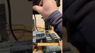 Proxxon FF230 фрезеровка оргстекла