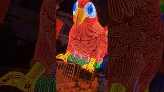 Durga Puja Lighting in Kolkata | Large Parrot #durgapuja  #kolkatadurgapuja