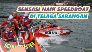 Sensasi Naik Speedboat di Telaga Sarangan