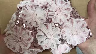 Handmade flower swap with @shabbychicrosebud  (Rose Morgan) lots of cellophane crinkling !