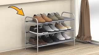 Simple Houseware Three-Tier Shoe Rack Review: Compact and Efficient Shoe Storage