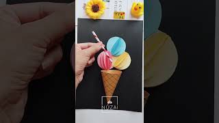 DIY Crafts Cute Ice Cream For your Kid/DIY Paper Crafts/DIY Parents Crafts/DIY School Crafts