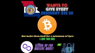 Missouri Mayor wants to give it's resident $1K in Bitcoin and make them HODL for 5yrs. I love this!!