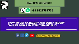 Tableau Realtime 2 - How to get Cat and Subcat values in one Parameter Dynamically